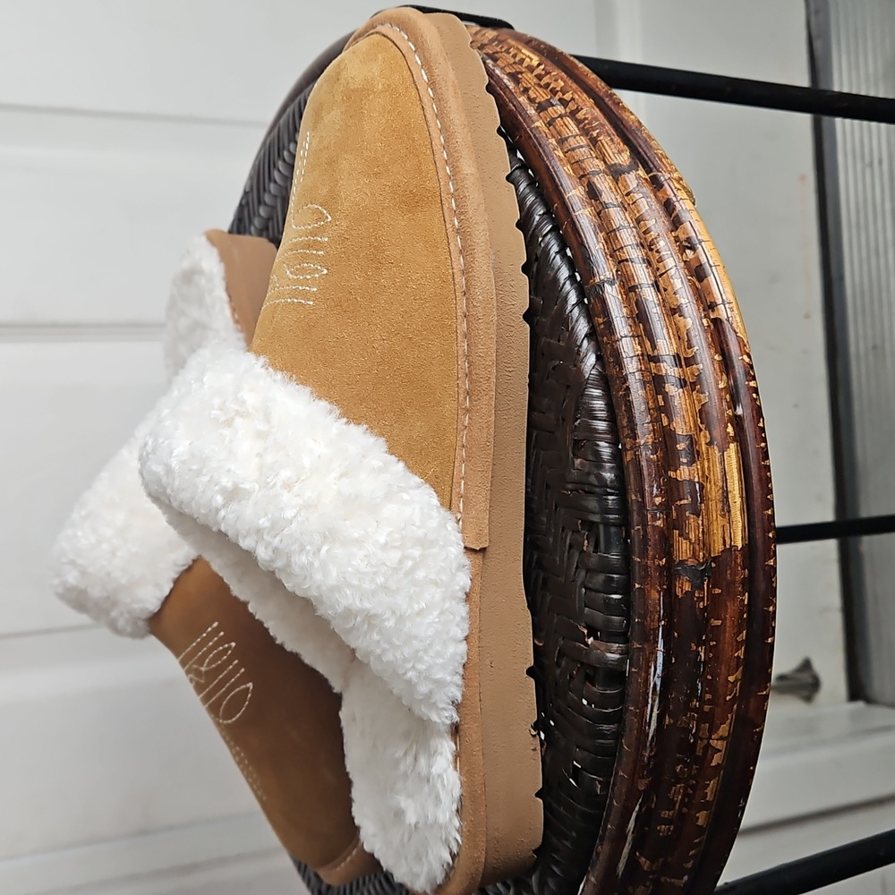 Ariat Jackie Square Toe Tan Slippers Women 8 - Picture 6 of 10